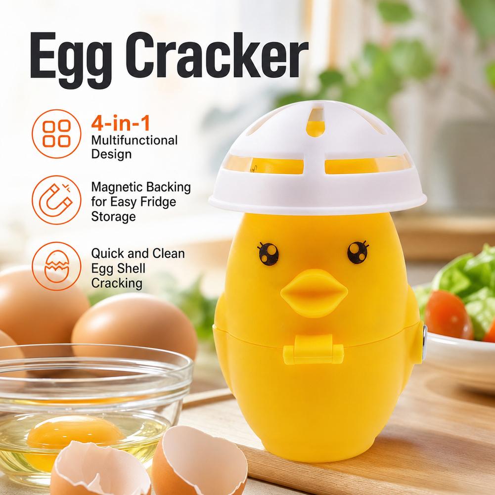 4‑in‑1 Chick Egg Cracker Quick - đánh giá và giá Egg Separator Tool