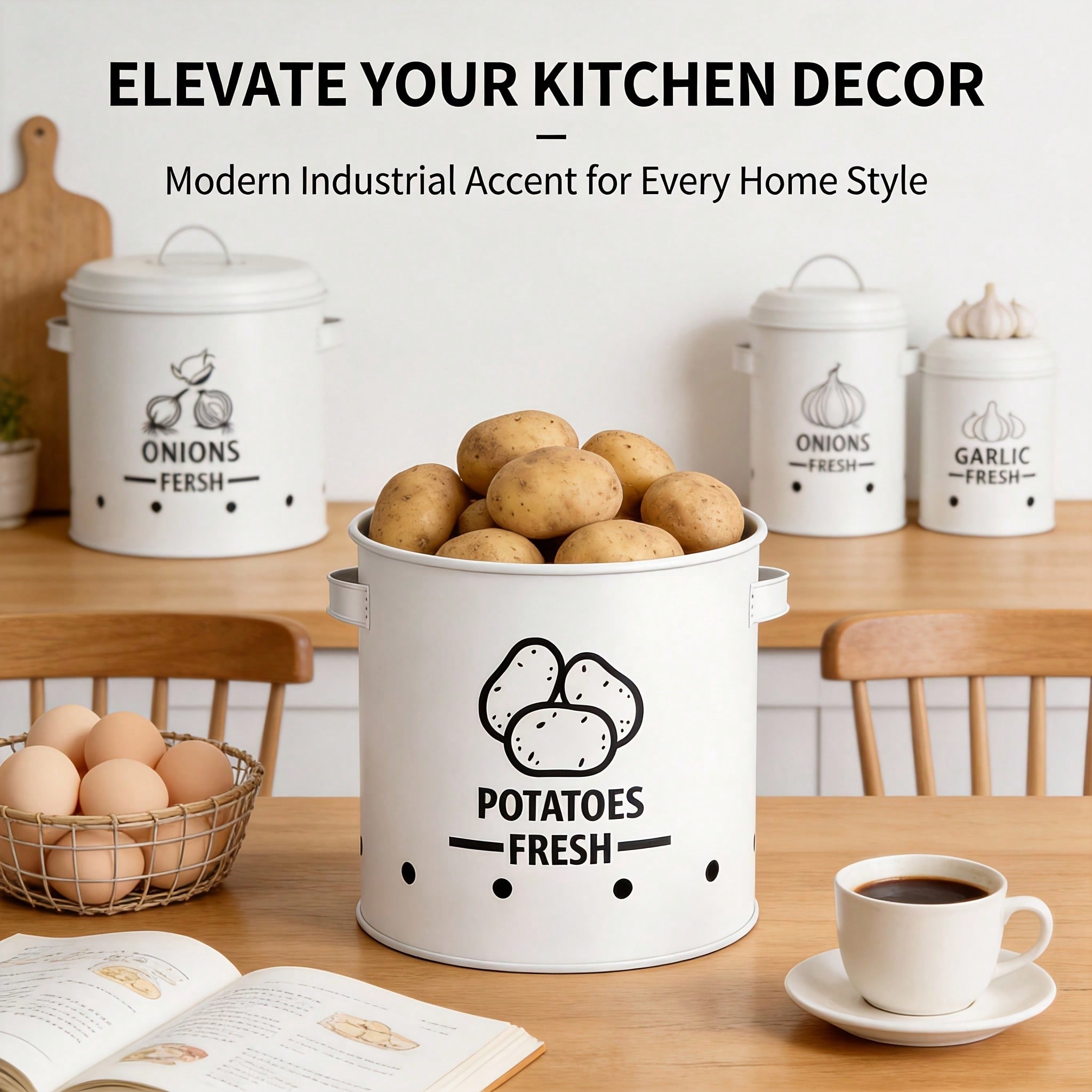 Potato Onion Garlic Storage Bi - đánh giá và giá Kitchen Gadgets Organizer