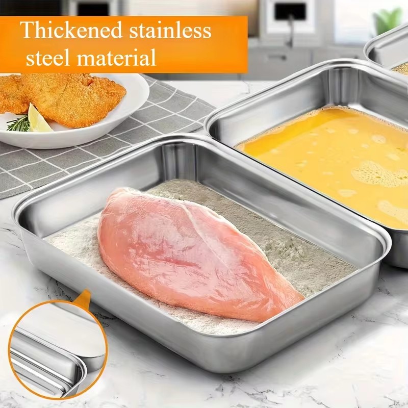 3-Piece Stainless Steel Food S - đánh giá và giá Kitchen Gadgets Organizer