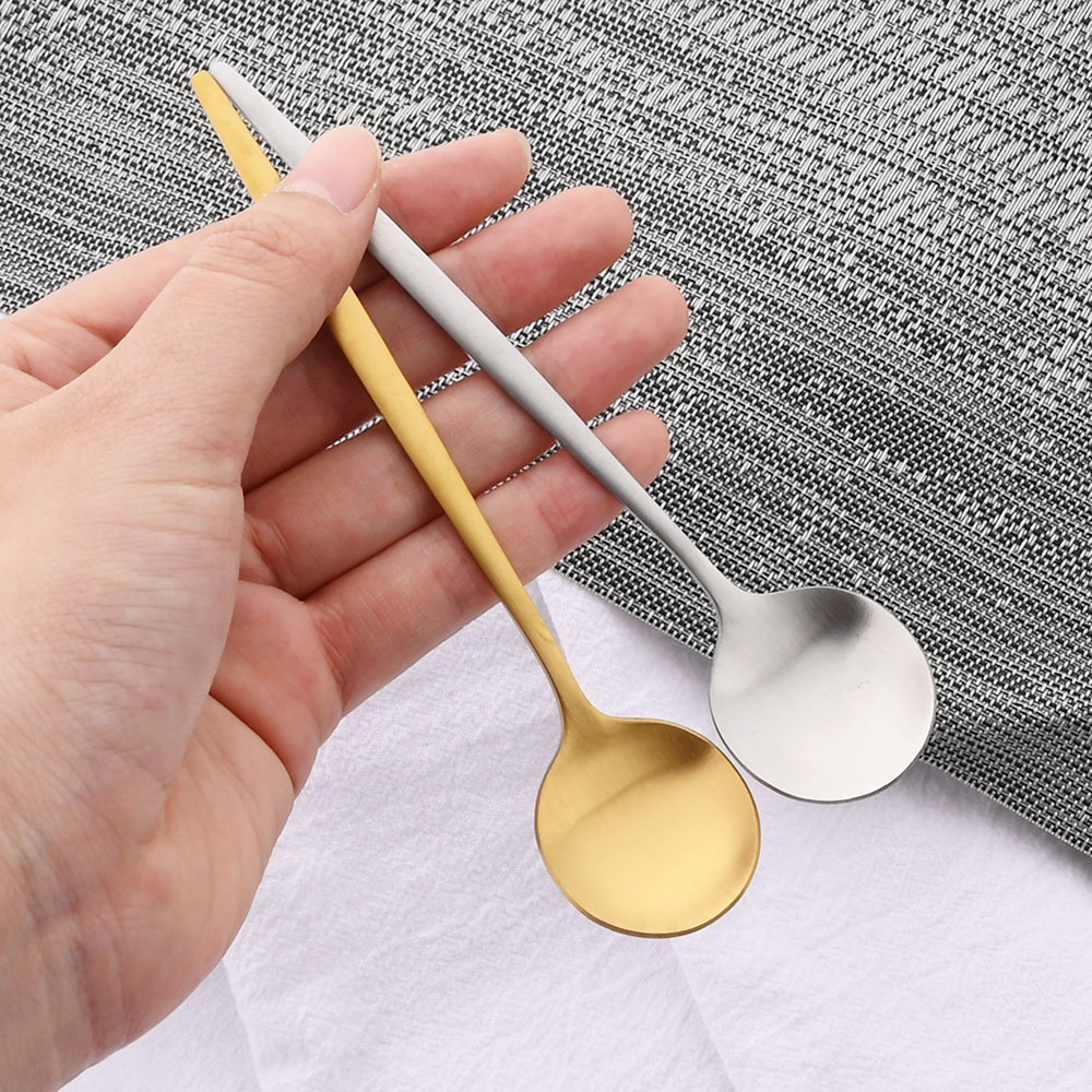 6Pcs Small Matte Spoon Tea Cof - đánh giá và giá Kitchen Gadgets Gold
