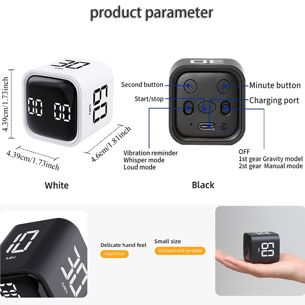 Multifunctional Cube Timer - 5 - đánh giá và giá Kitchen Helper Gadgets